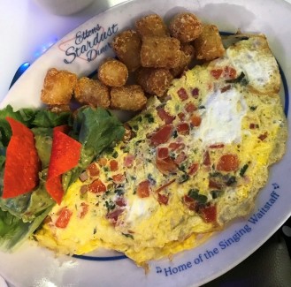 Omelette with Tater Tots